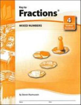 Spiral-bound Key to Fractions, Book 4: Mixed Numbers Book