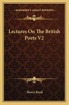Paperback Lectures On The British Poets V2 Book