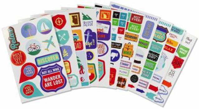 Misc. Planner Stickers Travel Book