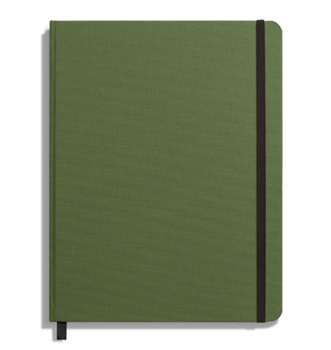 Hardcover Shinola Journal, Hardlinen, Ruled, Olive (7x9) Book