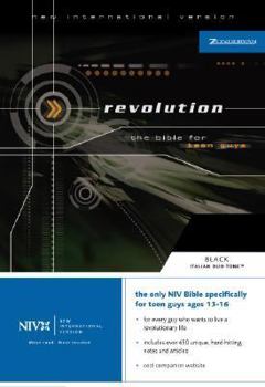 Hardcover Revolution-NIV: The Bible for Teen Guys Book