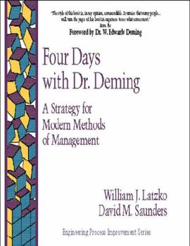 Paperback Four Days with Dr Deming Book