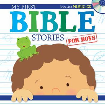 Hardcover My First Bible Stories for Boys [With Audio CD] Book