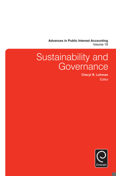 Hardcover Sustainability and Governance Book