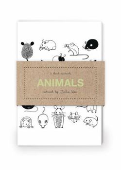 Paperback Animals Artwork by Julia Kuo Journal Collection 1: Set of Two 64-Page Notebooks Book