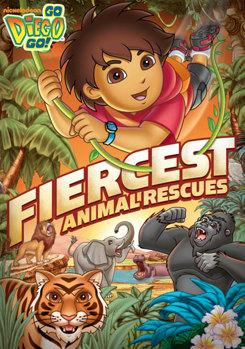 DVD Go Diego Go: Fiercest Animal Rescues Book