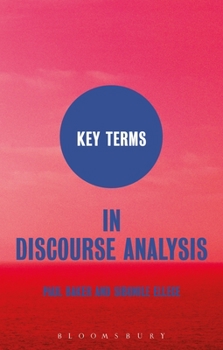 Paperback Key Terms in Discourse Analysis Book