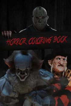 Paperback Horror Coloring Book