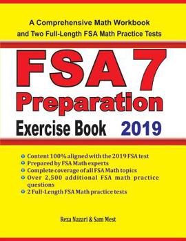 Paperback FSA 7 Math Preparation Exercise Book: A Comprehensive Math Workbook and Two Full-Length FSA 7 Math Practice Tests Book