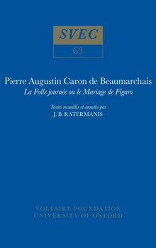 Hardcover Le Mariage de Figaro: Publié Par J. B. Ratermanis [French] Book