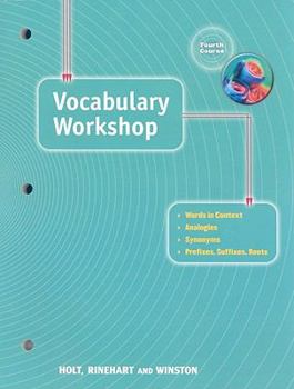 Paperback Elements of Language: Vocabulary Workshop Grade 10 Fourth Course Book