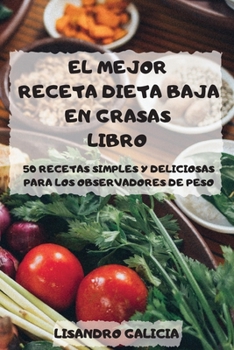 Paperback El Mejor Receta Dieta Baja En Grasas Libro [Spanish] Book