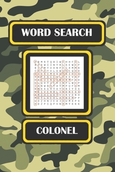 Paperback Word Search: Colonel Book
