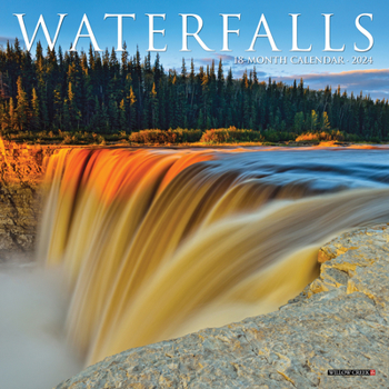 Calendar Waterfalls 2024 7 X 7 Mini Wall Calendar Book