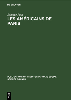 Hardcover Les Américains de Paris [French] Book