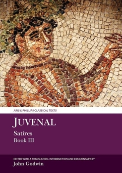 Hardcover Juvenal Satires Book III Book
