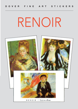 Paperback Renoir: 16 Art Stickers Book