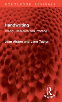 Hardcover Handwriting: Theory, Research and Practice Book