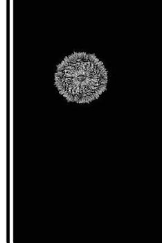 1 Wish: Notebook 6"x9" Black Matte Cover with Dandelion Wish