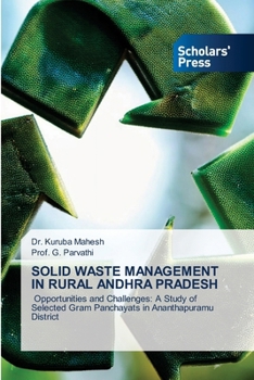 Paperback Solid Waste Management in Rural Andhra Pradesh Book
