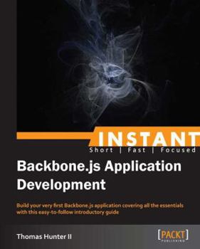 Paperback Instant Backbone.js Application Development Starter Book