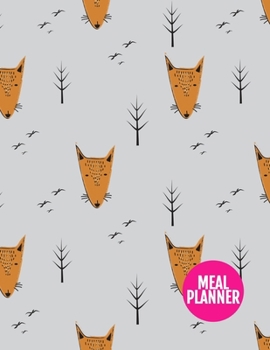 Meal Planner: Simple 52 Weeks Pages for Tracking and Planning your Meals, Grocery Shopping List, Food Planner Prep Book | Large 8.5 x 11 Inch | 110 Pages  - Design Element BT 098823