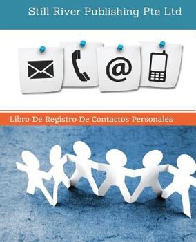 Paperback Libro De Registro De Contactos Personales [Spanish] Book