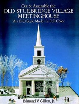 Paperback Cut and Assemble the Old Sturbridge Village Meetinghouse Book