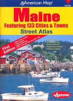 Paperback Langenscheidt Maine Street Atlas: 133 Cities & Towns Book
