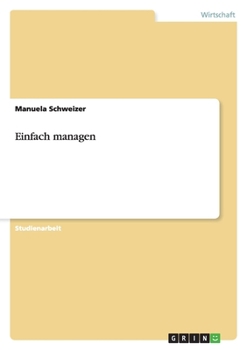 Paperback Einfach managen [German] Book