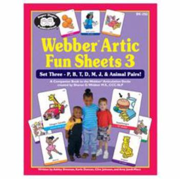 Paperback Webber Artic Fun Sheets set 3: [p, b, t, d, m, j, and animal pairs] Book