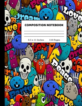 Paperback Composition Notebook: Wide Ruled Paper Notebook Journal - Cute Wide Blank Lined Workbook for Teens Kids Students Girls for Home School Colle Book