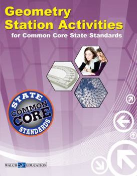 Paperback Geometry Station Activities for Common Core Standards Book