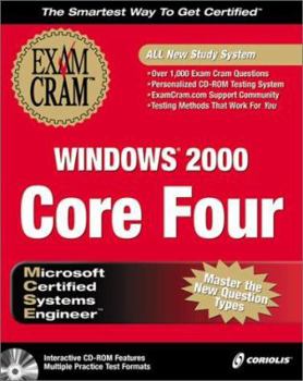 Paperback MCSE Windows 2000 Core Four: Exam Cram Pack Book