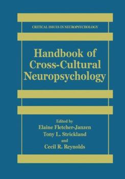 Hardcover Handbook of Cross-Cultural Neuropsychology Book