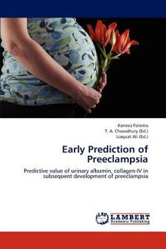 Paperback Early Prediction of Preeclampsia Book