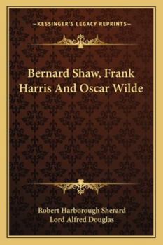 Paperback Bernard Shaw, Frank Harris And Oscar Wilde Book