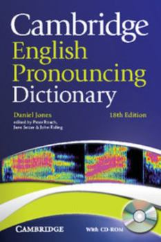 Paperback Cambridge English Pronouncing Dictionary [With CDROM] Book