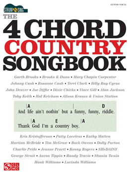 Paperback The 4-Chord Country Songbook Book