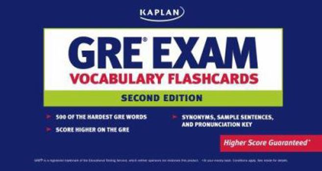 Paperback GRE Exam Vocabulary Flashcards Book