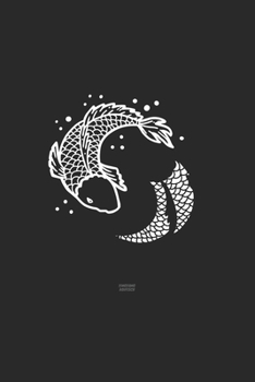 Ying-Yang Koikarpfen: ANGLER NOTIZBUCH / NOTIZHEFT  A5 (6x9 inch) 120 Seiten kariert für Koi Fisch, Japan Fans, Yoga Tätowierte Sammler und Züchter | ... Fans, Fischer Aquariumbesitz (German Edition)