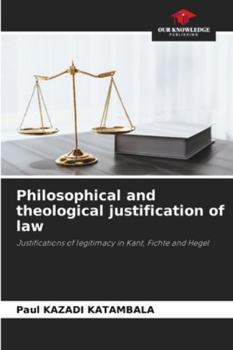 Paperback Philosophical and theological justification of law Book
