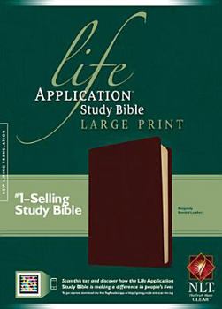 Paperback Life Application Study Bible-NLT-Large Print [Large Print] Book