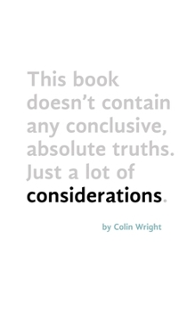 Paperback Considerations Book