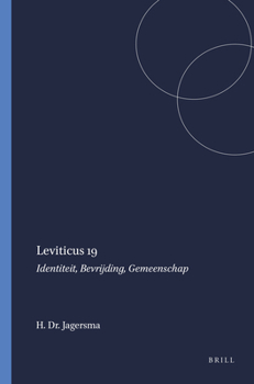 Hardcover Leviticus 19: Identiteit, Bevrijding, Gemeenschap Book