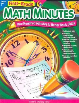 Paperback 1st-Grade Math Minutes Book