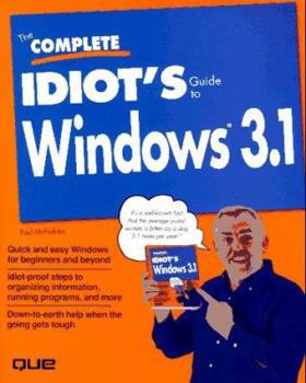 Paperback The Complete Idiot's Guide to Windows 3.1 Book