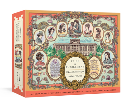 Game Pride and Puzzlement: A Jane Austen Puzzle: A 1000-Piece Jigsaw Puzzle Featuring Literature's Most Beloved Characters and Couples: Jigsaw Puzzles for Book