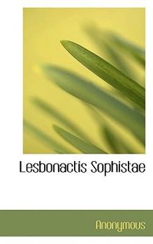 Paperback Lesbonactis Sophistae Book