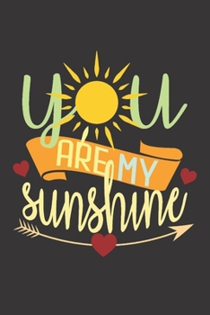 Paperback You Are My Sunshine: Inspirational Journal, Dot Grid Journal Gift Notebook, Dotted Grid Writing Notebook, Black 6x9 Notebook Book